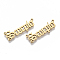201 Stainless Steel Links connectors, Laser Cut Links, Constellations, Scorpio, 30x10x1.5mm, Hole: 1.2mm
