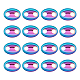 arricraft 16 Pcs Oval Jewelry Connecting Ring G-AR0004-78-1