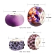 80 pz 20 perline europee di rondelle di stile per il kit di ricerca di gioielli fai da te DIY-LS0004-10D-3