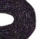 Natürlichen Amethyst Perlen Stränge&nbsp;G-C280-A07-02-5