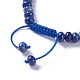 Adjustable Nylon Cord Braided Bead Bracelets BJEW-F369-B01-3
