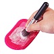 3 pièces 3 style silicone maquillage brosse de nettoyage tapis de récurage outil de lavage portable AJEW-SZ0002-15-4