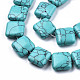 Chapelets de perles en turquoise synthétique G-N326-140C-3