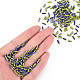 Opaque Colours Two Tone Seed Glass Bugle Beads SEED-T006-02B-03-6