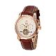 High Quality Men's Stainless Steel Leather Mechanical Wrist Watches WACH-N032-05-1