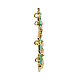 Chinese Style Alloy Enamel Chandelier Components Links X-ENAM-E329-64D-G-5