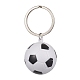 Porte-clés pendentifs à thème ballon de sport en plastique abs KEYC-JKC00659-02-1
