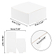 PandaHall 30 Pack Soap Box Homemade Soap Packaging Cardboard Box Packing Boxes for Soap Making Supplies Treat Boxes Gift Packaging Boxes CON-PH0001-78-2