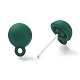 Accessoires de boucles d'oreilles en alliage peintes à la bombe FIND-I015-A04-3