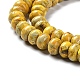 Brins de perles de jaspe impérial naturel G-C034-01E-4