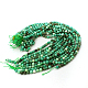 Natural Green Onyx Agate Beads Strands G-G213-8mm-08-3