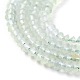 Chapelets de perles en préhnite naturelle G-E560-R01-01-3