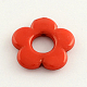 Opaques cadres de perles de fleurs acrylique SACR-Q099-M67-2
