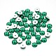 Back Plated Faceted Half Round Taiwan Acrylic Rhinestone Beads ACRT-M08-6-06-1