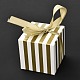 Boîte-cadeau carrée pliable en papier créatif CON-P010-C03-2