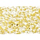 キラキラスパンコールデコメッシュリボン  チュール生地  スカートを作るためのチュールロールスプールファブリック  ゴールド  2インチ（5cm）  約10ヤード/ロール（9.144メートル/ロール） OCOR-I005-A01-2