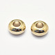 Long-Lasting Plated Brass European Beads KK-K193-102G-NF-2
