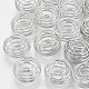 Iron Wrap-around Spiral Bead Cages E299Y-P-2-1