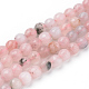 Chapelets de perles de fleur de cerisier en jaspe naturel X-G-Q462-120-10mm-1