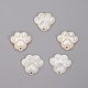Natural White Shell Mother of Pearl Shell Pendants SHEL-P071-06-1