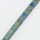 Electroplate Non-magnetic Synthetic Hematite Heishi Beads Strands G-J171B-4x4mm-04-3