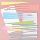 Globleland 2 セット 7 個紙ビーズ切削ダイスカード作成用炭素鋼エンボスステンシルテンプレート装飾エンボス紙カード diy スクラップブッキングアルバムクラフト DIY-WH0309-1258-3