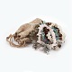 Bracelets de pierres naturelles en pierres mélangées BJEW-JB03960-6