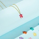 36Pcs 9 Colors Spray Painted Alloy Charms X1-FIND-LS0001-55-6