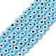 Chapelets de perles vernissées manuelles LAMP-F027-06-1