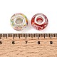 Unterlegscheibe lampwork großen Loch European Beads&nbsp;LPDL-R003-02-3