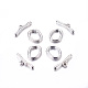Alloy Toggle Clasps X-PALLOY-G014-AS-NF-2