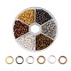 1 scatola 6 anelli di salto di ferro di colore IFIN-JP0012-5mm-1