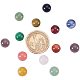NBEADS 100 PCS Random Mixed Color No Hole Undrilled Natural Gemstone Beads G-NB0001-49-4