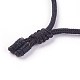 Adjustable Natural Howlite Pendant Necklaces NJEW-A125-C13-3
