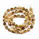 Brins de perles d'oeil de tigre d'or naturel G-S362-060A-2