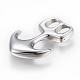 304 Stainless Steel Hook Clasps STAS-I091-08P-2