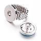 Alloy Rhinestone Snap Buttons Stretch Rings RJEW-JR00187-4