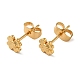 Boucles d'oreilles en laiton&nbsp;EJEW-O003-01E-G-1