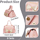 BENECREAT 8pcs Wedding Candy Boxes Pink Leather Bowknot Gift Boxes Handbag Gift Boxes for Weddings CON-WH0084-48G-02-2