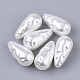 Perles d'imitation perles en plastique ABS OACR-T022-08-1
