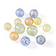 Gioielli pandahall 12 pz 6 perle di globo di vetro soffiato trasparente fatte a mano GLAA-PJ0001-03-2