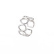 304 anillo de puño envolvente de geometría abierta de acero inoxidable para mujer RJEW-S405-166P-3