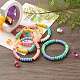 Handmade Polymer Clay Beads Stretch Bracelet for Kid BJEW-JB06870-3