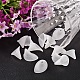 Frosted Acrylic Calla Lily Flower Beads for Chunky Necklace Jewelry X-PAF011Y-1-3
