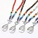 Tibetan Style Alloy Pendant Necklaces NJEW-F170-A-1