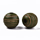 Painted Natural Wood Beads WOOD-T021-54B-04-2