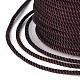 Poliéster cordón de milán para hacer artesanías de joyería diy OCOR-F011-D17-3