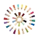 120pcs 30 colores adornos colgantes de borla de gamuza sintética FIND-YW0001-14LG-2