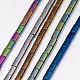 Electroplate Non-magnetic Synthetic Hematite Beads Strands G-J162-B-M-1