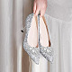 Craspire 4pcs 2 decoraciones de zapatos de vidrio de aleación de estilo DIY-CP0008-53-5